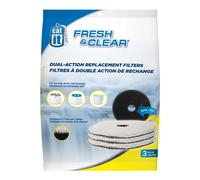 Filtre pour fontaine pour chat Catit Fresh&Clear (x3) Blanc 17x3,8x23 cm