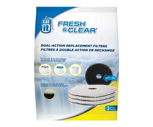 Filtre pour fontaine pour chat Catit Fresh&Clear (x3) Blanc 17x3,8x23 cm