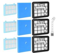 Filtre pour Philips PowerPro Compact/PowerPro City, avec Une Brosse de Nettoyage, Filtres Compatibles pour Philips Aspirateur FC9331/09 FC9332/09 FC8010/01 FC9334 FC9333 FC9330 FC9555 FC9556 FC9550