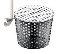 Filtre Pour Pluviales Gouttière - Acier Inoxydable Gutter Downspout Guard, Grille En Acier Inoxydable Anti Feuilles, Écran Anti-Teinture, Outils Jardin Pour Nettoyage Toits Et Echappement D'eau