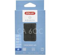 Filtre pour pompe cascade 60, filtre CA 60 C cartouche zeocarb x 2 pour aquarium. - zolux