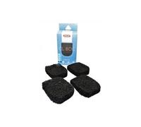 Zolux - Filtre pour Pompe Classic 80, Filtre CO 80 C Mousse Charbon x 4. pour Aquarium