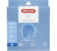 Filtre pour pompe x-ternal 100 filtre XT 100 A mousse bleue medium x2. pour aquarium. - zolux