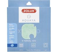 Filtre pour pompe x-ternal 100, filtre XT 100 D mousse anti algues x 2. pour aquarium. - zolux