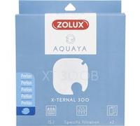 Filtre pour pompe x-ternal 300, filtre XT 300 B perlon x 2. pour aquarium.