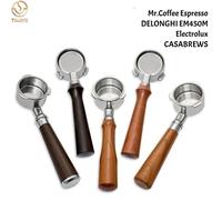Filtre pour porte-filtre sans fond de 51 mm compatible avec Linea Classic EM450M, Mr. Cafetière Espresso, Electrolux, CASABREWS CM5418,Essential,Sangkee Black rosewood