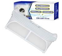 Filtre pour sèche-linge 320 x 140 x 75 mm avec code original 481248058322 481248058081 C00311293 pour Whirlpool - MONTERAL