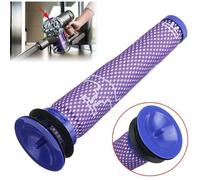 Filtre pré-moteur lavable - Dyson - DC58 DC59 DC61 DC62 DC74 V6 V7 V8 - Violet - 48 mm - 167 mm