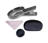 Filtre professionnel CPL pour téléphone portable 52 mm Noir