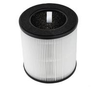 Filtre purificateur d'air pour MOOKA B-D02L à charbon actif HEPA H13 Filtre de rechange capture 99,97 % des particules Durée de vie de 6 mois pour un air plus propre