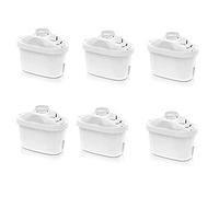 Filtre purificateur d'eau pour cuisine domestique - Élément filtrant pur pour eau potable - Système de filtration à 4 niveaux - Sans BPA - Élimine le fluorure, le chlore, le plomb, 6 éléments