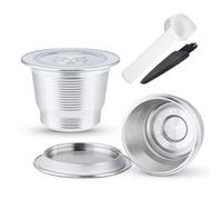 Filtre rechargeable de dosettes de café en acier inoxydable 2 pièces pour fabricant Nespresso Originlline