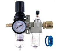 Filtre Réducteur Huileur Centrale de préparation d'air 1/4" + Connecteurs