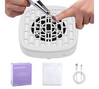 Filtre réutilisable, polissage des ongles, ventilateur électrique sous vide à faible bruit | Machine pour acrylique, puissant et nettoyant de salon qui transforme n'importe quel studio en un espace