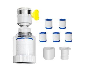 Filtre robinet purificateur à l'épreuve des éclaboussures Transparent