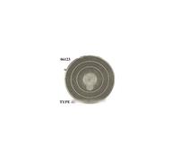Filtre rond a charbon actif type 40 pour hotte - 6123