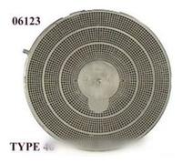 FILTRE ROND A CHARBON ACTIF TYPE 40 POUR HOTTE WHIRLPOOL