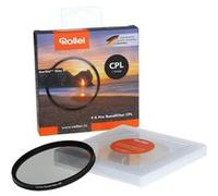 Filtre rond CPL 82 mm - ROLLEI - Extremum - 1 Stop - Verre Gorilla - Anneau en titane Noir