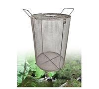 Filtre rond for pompe submersible, couvercle verrouillable for pompe à eau de ferme, filet de protection for pompe de puits de 6 mm(Middle Hole,25x50cm/9.84x19.69in)