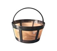 Filtre rond générique pour machine à café, capacité de 10 à 12 tasses, conception conviviale en plastique et en acier antirouille, solution d ' rapide, remplacement des mailles du filtre à café