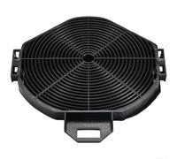 Filtre rond infusé au carbone pour hottes de cuisinière conçu pour piéger la brume d'huile de cuisson et les composés organiques volatils (140 x 147 x 10 mm)