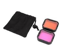 Filtre rouge et violet de plongée sous-marine Telesin pour boîtier étanche GoPro Hero 5/6