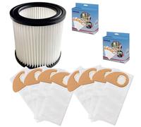 Filtre Sacs X 8 Nilfisk Pote II 12 18 Inox T Pote 2 Comme Véritable 81943047 Pmd