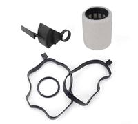 Filtre séparateur d'huile de reniflard de carter compatible avec BMW E46 E39 E53 pour moteur M57 330d 525d 530d 1999-2004 Kit en plastique avec joints en caoutchouc 5 pièces pour une performance de