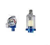 Filtre séparateur pneumatique pour air, eau, huile avec régulateur de pression 1 4 pouces (bleu)