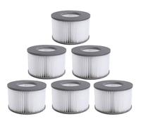 Filtre spa - MSPA - Filtration automatique - 90 ailettes - Surface 4000 cm² - Modèle à partir de 2020 - 6 pièces