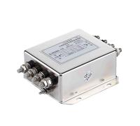 Filtre triphasé à quatre fils 380 V AC, purificateur passif anti-interférences EMI passe-bas(Type6)