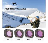 Filtre Unique Nd Scrim Compatible Avec Dji Mini 3pro, Accessoires Pour Drone, Kit De Remplacement De Protection Du Verre Optique-Générique
