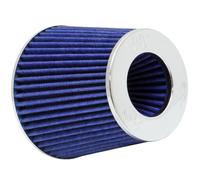 Filtre universel K&N rond et biseauté avec entrée 102 mm et hauteur 140 mm, couvercle métallique