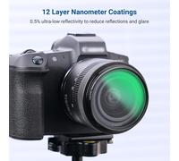 Filtre Uv 62Mm Filtre De Protection Pour Nikon Z 50Mm F1.4, Z 35Mm F1.8 S, Z Dx 50-250Mm F4.5-6.3, Sony E 10-18Mm F4 Oss, Fuji Fujinon Xf 23Mm F1.4 R Objectif Et Autres Objectifs 62Mm[Z1449]