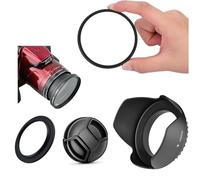 Filtre UV &Bague d'adaptation for Capuchon d'objectif, for Appareil Photo for Nikon for Coolpix B700 B600 P610 P600 P530 P520 P510 (Size : P510)