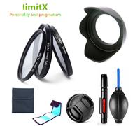 Filtre UV CPL volontairement 4 Lens Hood Cap Books Pen pour Sony FDR-AXP55 FDR-AX40 FDR-AX53 FDR-AX55 FDR-AX43 AX40 AX43 AX53 AX55 AXP55 - Type 55mm