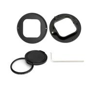 Filtre UV en alliage d'aluminium avec bague d'adaptation pour GoPro Hero 9/10 Noir 52 mm