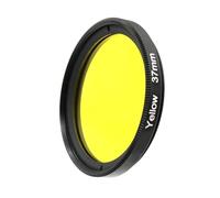 Filtre UV,Filtre Polarisant Circulaire Filtre coloré, Rouge, Jaune, Vert, Bleu, Violet, Orange, 37 mm, for Appareil Photo(Yellow)