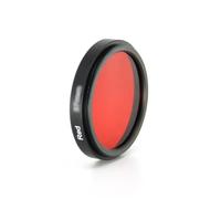 Filtre UV,Filtre Polarisant Circulaire Filtre Fin de Couleur Rouge, Orange, Jaune, Vert, Bleu, Violet, 37/40,5/43/46/49/52/55/58/62/67/72/77/82 mm for Objectif d'appareil Photo(30mm,Red)