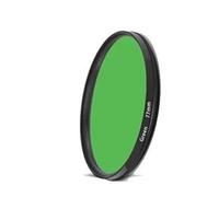 Filtre UV,Filtre Polarisant Circulaire Filtre Fin de Couleur Rouge, Orange, Jaune, Vert, Bleu, Violet, 37/40,5/43/46/49/52/55/58/62/67/72/77/82 mm for Objectif d'appareil Photo(55mm,Green)