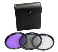 Filtre UV Filtre Protecteur, Ensemble De Filtres D'objectif 3 en 1, 49MM 52MM 55MM 58MM 62MM 67MM 72MM 77MM, avec Sac UV + CPL + FLD USO Apto Para Objectif D'appareil Photo(67mm)