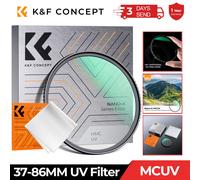 Filtre UV K&F CONCEPT 37-105mm MC Ultra Slim Optics avec protection multicouche 37mm 49mm 52mm 58mm 62mm 67mm 77mm 82mm 1Pc MCUV