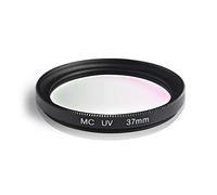 Filtre UV MC. Cadre en Aluminium et Verre Optique. Revêtement Hydrofuge et Anti-Rayures. pour Canon Sony Nikon Leica Fujifilm Panasonic Pentax Sigma Tamron Pentax (37mm)