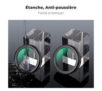 Filtre Uv Protection Et Bouchon Et Pare-Soleil Compatible Avec Fujifilm X100/X100F/X100S/X100T/X100V/X100Vi-Noir Black[SHY9291655]