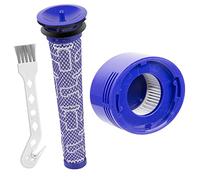 Filtre V8 pour Dyson, V7 V8 et kit de pré-filtre HEPA pour Dyson V7, V8 Animal Absolute - Pièces de rechange pour aspirateur Dyson DY-96566101, DY-96747801 (V8(1+1))