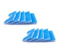 Filtre ventilation salle de bain vhbw 10x - Compatible Limodor 00040 G