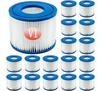 Filtre VI Cartouche pour Bestway Spa, Cartouches Filtrantes Rechange pour Miami Vegas Monaco BW58323, pour Bestway 58239 (8 pièces)