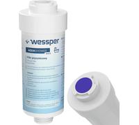 Filtre Wessper pour lave-linge ou lave-vaisselle, filtre à eau pour lave-vaisselle avec raccord 3/4" et joint pour adoucir l'eau contre le calcaire - protection de la résistance de votre appareil (1 f