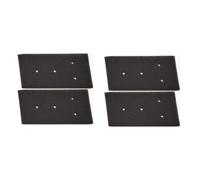 Filtre - Whirlpool - INF - Lot de 4 - Noir - Lavable et réutilisable