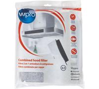 Filtre universel à graisse et à charbon 2 en 1 - WPRO UCF016 - 470x570 mm - 450g/m2